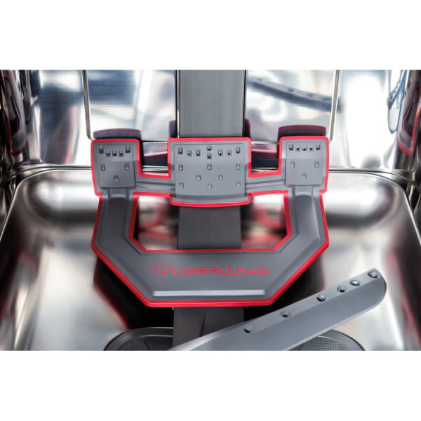 WHIRLPOOL WSFO 3O23 PF X LAVAVAJILLAS INOX 45CM 3ª BANDEJA 10 SERVICIOS 43dB E 6th Sense - 10