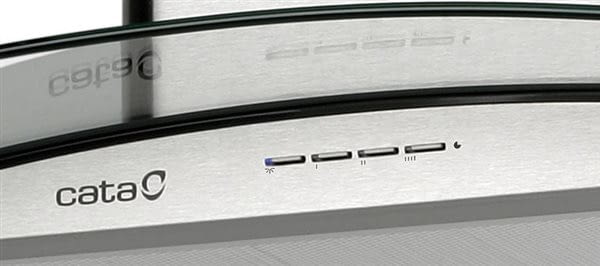 CATA GAMMA 600 CAMPANA CRISTAL INOX 60CM 850M3/H A Lampara EcoLed - 3