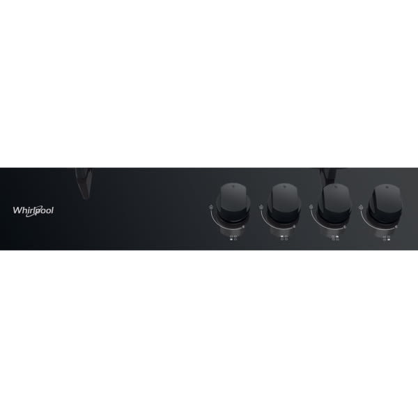WHIRLPOOL GOB 616/NB PLACA CRISTAL NEGRO GAS 60CM 4 FUEGOS Mecanico - 5