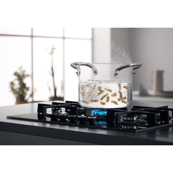 WHIRLPOOL GOWL 728/NB PLACA CRISTAL NEGRO GAS 75CM 5 Fuegos - 20