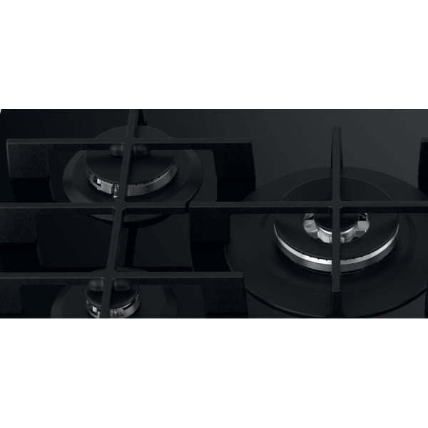 WHIRLPOOL GOWL 728/NB PLACA CRISTAL NEGRO GAS 75CM 5 Fuegos - 22