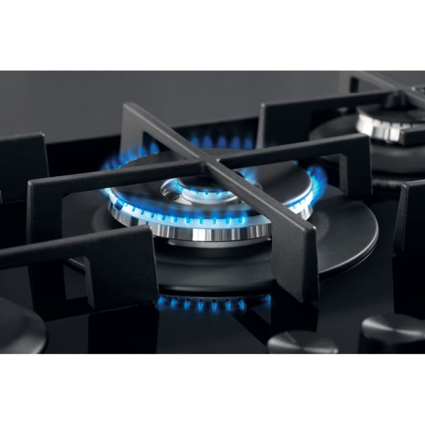 WHIRLPOOL GOWL 728/NB PLACA CRISTAL NEGRO GAS 75CM 5 Fuegos - 26