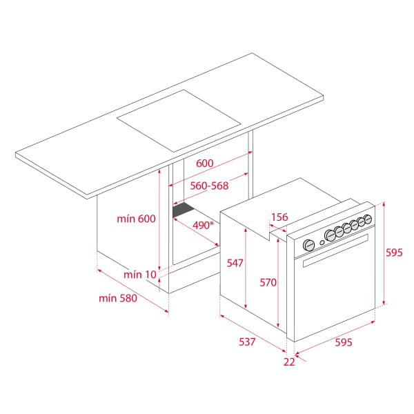 TEKA HBE 615 ME HORNO POLIVALENTE MULTIFUNCION INOX ABATIBLE A EASY Hydroclean - 14