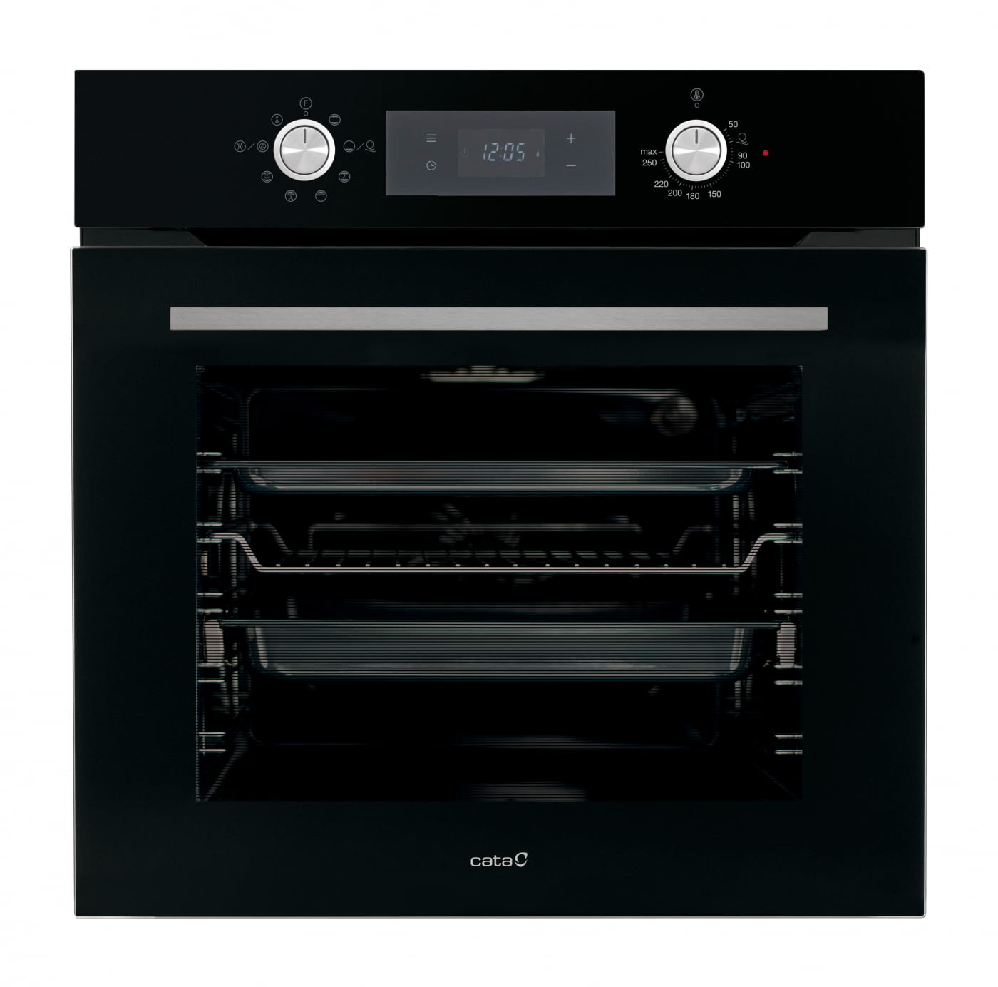 Cata Horno indep MDS 7208 WH Multif Cristal Bl 