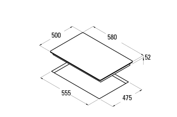 CATA GI 6031 X PLACA INOX Gas Natural 60CM 4 FUEGOS - 2