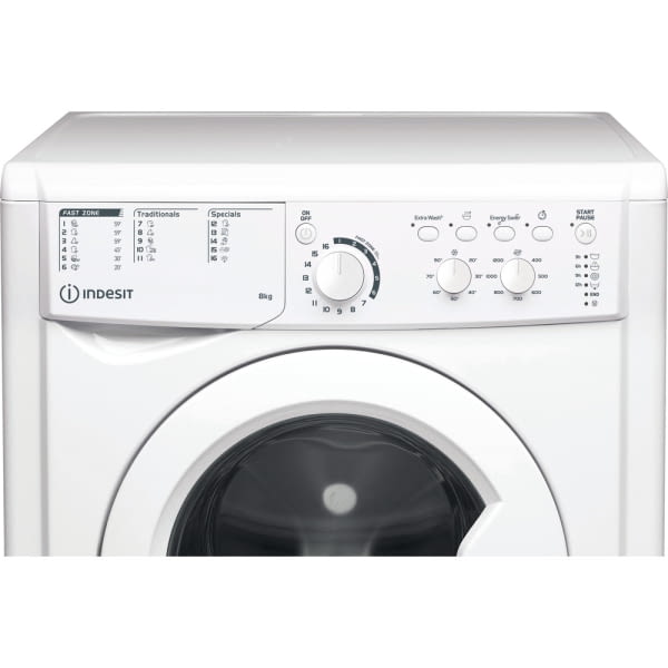 INDESIT EWC 81251 W EU N LAVADORA BLANCA 8KG 1151RPM F Extra Wash - 3