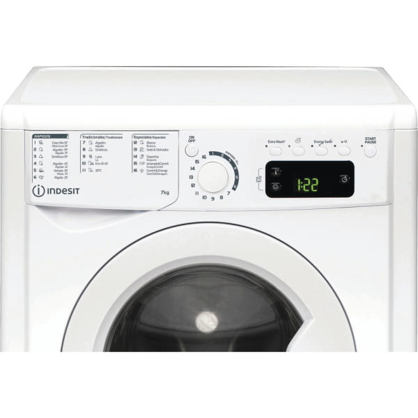 INDESIT EWE 71252 W SPT N LAVADORA BLANCA 7KG 1151RPM E Extra Wash - 2