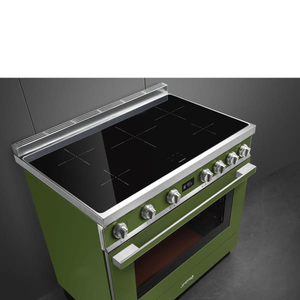 SMEG CPF9IPOG COCINA VERDE OLIVA 90X60CM PORTOFINO A+ Ever Clean - 4