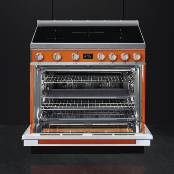 SMEG CPF9IPOR COCINA NARANJA 90X60CM PORTOFINO A+ Ever Clean - 2