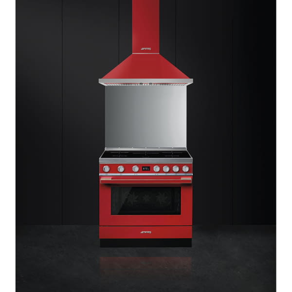 SMEG CPF9IPR COCINA ROJA 90X60CM PORTOFINO A+ Ever Clean - 2