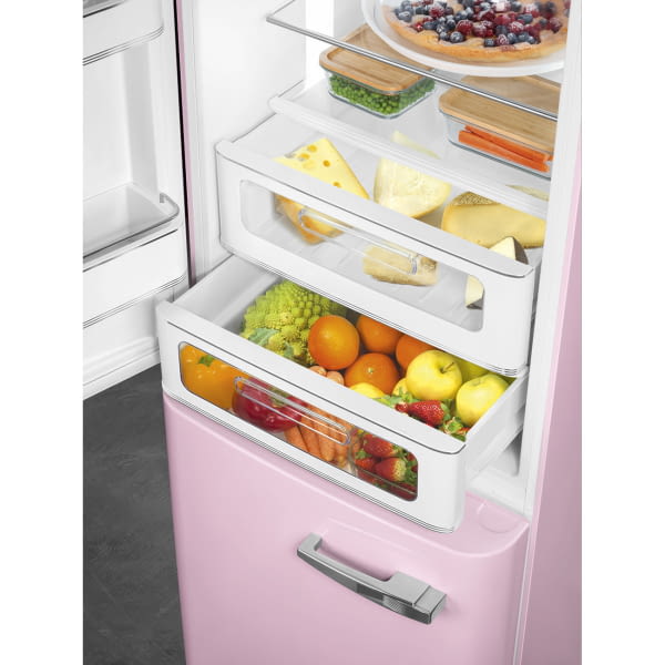 SMEG FAB32LPK5 COMBI ROSA NO FROST 196,8X60,1CM D 50's Style - 8