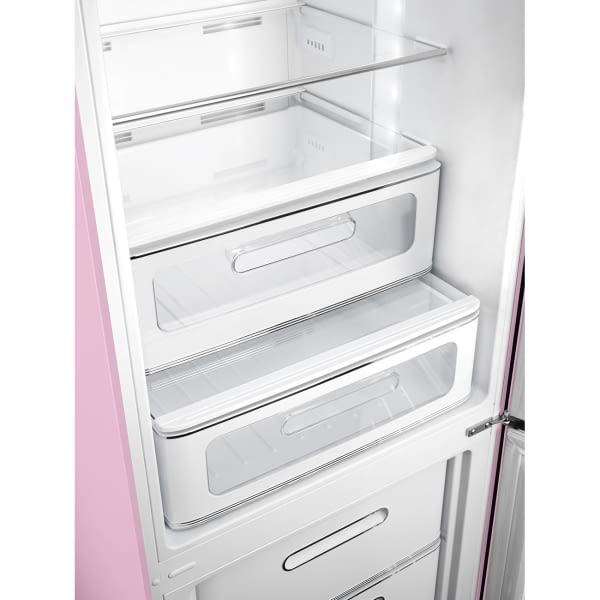 SMEG FAB32RPK5 COMBI ROSA NO FROST 196,8X60,1CM D 50's Style - 3