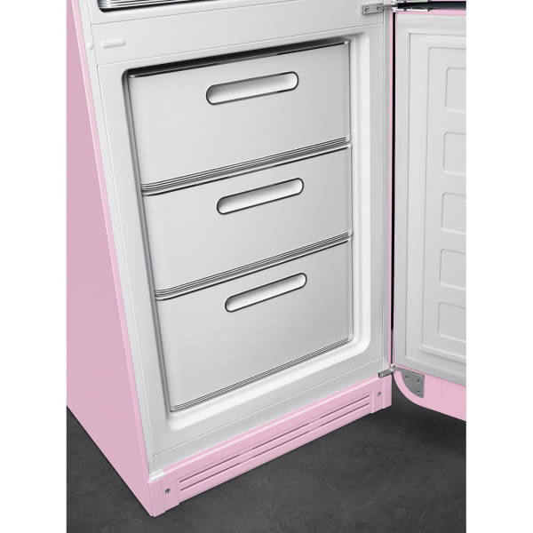 SMEG FAB32RPK5 COMBI ROSA NO FROST 196,8X60,1CM D 50's Style - 5