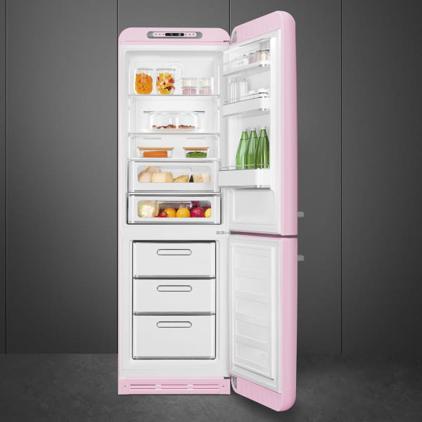 SMEG FAB32RPK5 COMBI ROSA NO FROST 196,8X60,1CM D 50's Style - 7