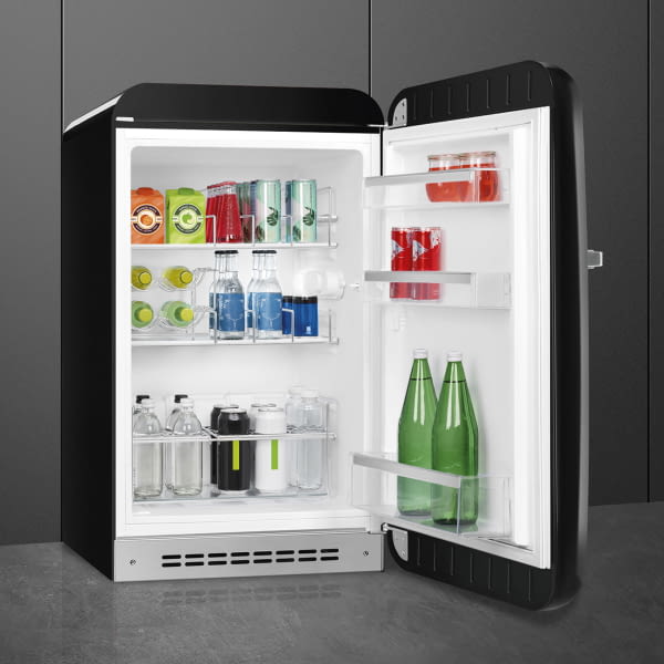 SMEG FAB10HRBL5 FRIGORIFICO NEGRO CICLICO 96X54,4X63,2CM E 50's Style - 10