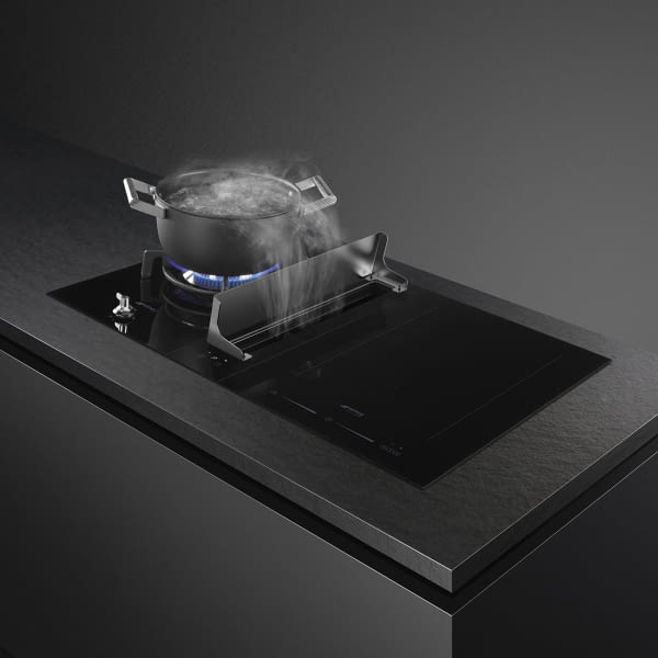 SMEG PV331CN PLACA MODULAR GAS NEGRO 1 FUEGO 30CM Clasica - 3