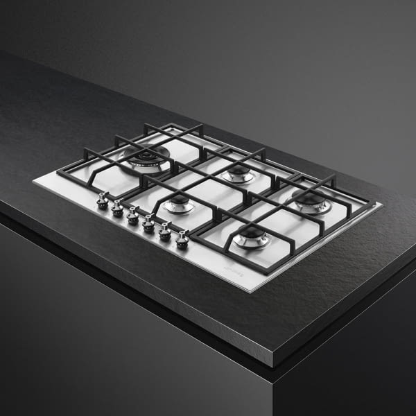 SMEG PX375L PLACA DE GAS INOX 5 FUEGOS 70/75CM Clasica - 3