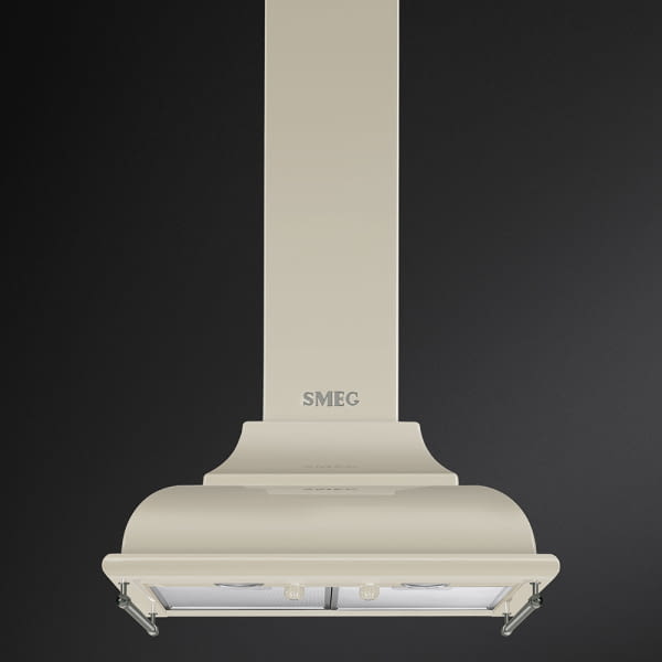 SMEG KC16POE CAMPANA CREMA 60CM 820CM3/H A Cortina - 2