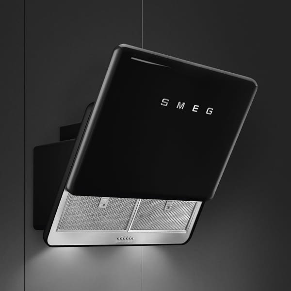SMEG KFAB75BL CAMPANA INCLINADA NEGRO 75CM 820CM3/H A+ 50's Style - 5