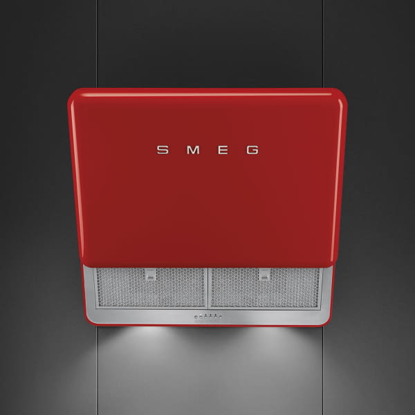 SMEG KFAB75RD CAMPANA INCLINADA ROJA 75CM 820CM3/H A+ 50's Style - 2
