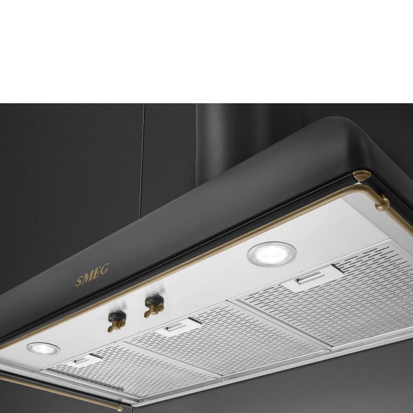 SMEG KS89AOE CAMPANA ANTRACITA 90CM 820CM3/H A Colonial - 4