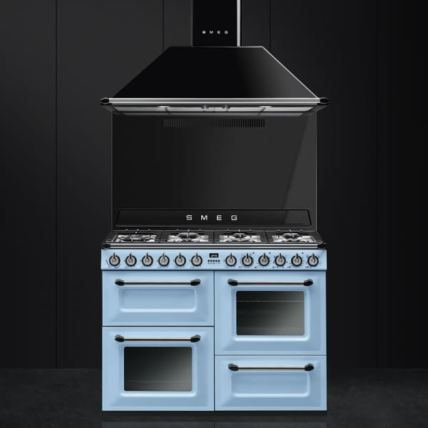SMEG KT110BLE CAMPANA NEGRA 110CM 820CM3/H A Victoria - 2