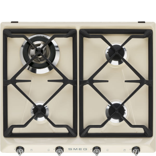 SMEG SR964PGH PLACA GAS CREMA 4 FUEGOS 60CM Victoria