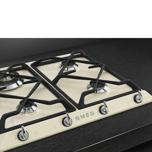 SMEG SR964PGH PLACA GAS CREMA 4 FUEGOS 60CM Victoria - 2
