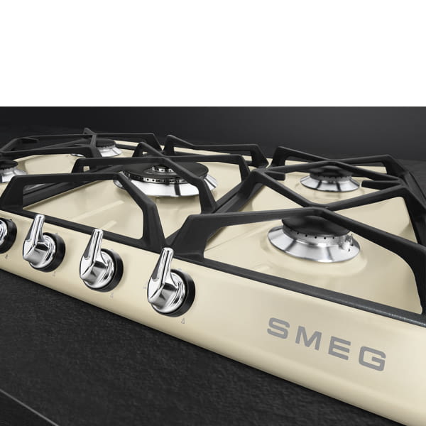 SMEG SR975PGH PLACA GAS CREMA 5 FUEGOS 70/75CM Victoria - 2