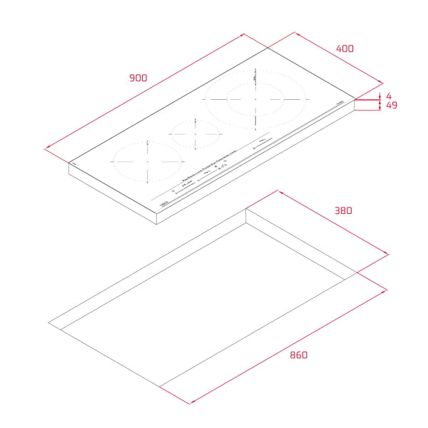 TEKA IZC 93320 MST BK INDUCCION 90CM 3 ZONAS MAX 32CM MasterSense - 8