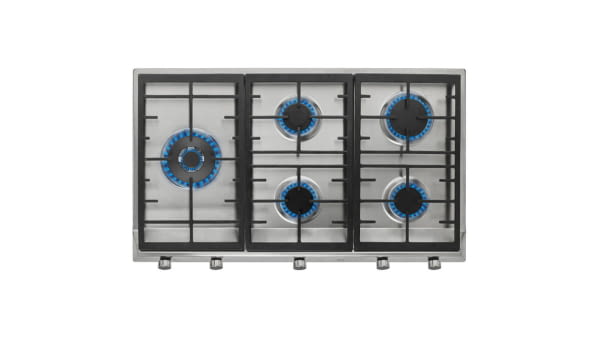 TEKA EX 90.1 5G AI AL DR LEFT CI BTN SS PLACA INOX GAS BUTANO 86CM 5 FUEGOS Mandos frontales metalizados - 2