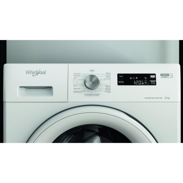 WHIRLPOOL FFS 8258 W SP LAVADORA BLANCA 8KG 1200RPM B Display Multifuncion - 3