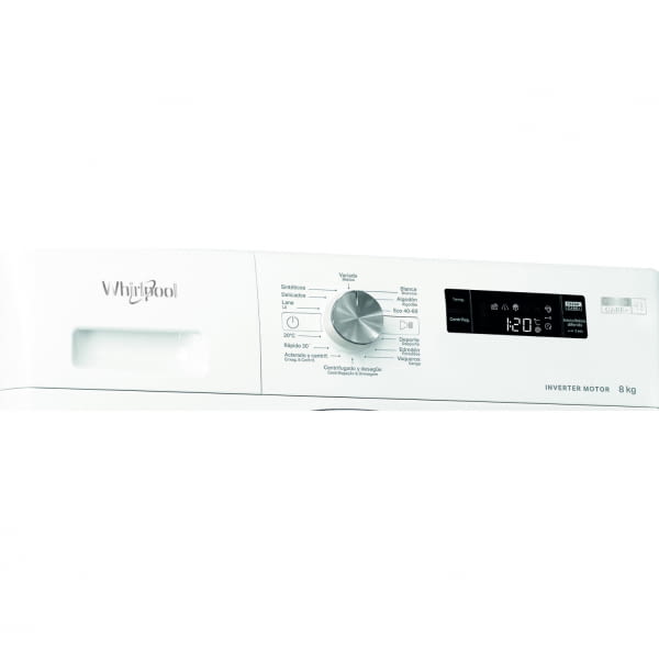 WHIRLPOOL FFS 8258 W SP LAVADORA BLANCA 8KG 1200RPM B Display Multifuncion - 4