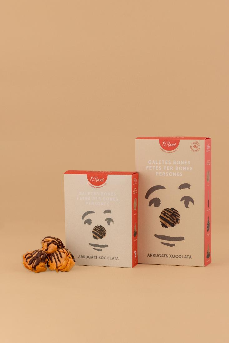 Arrugats chocolate, 9 unidades