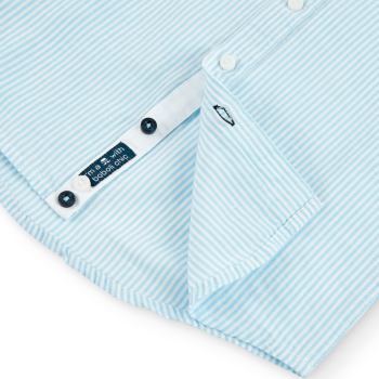 BOBOLI Camisa lino manga larga listada de niño - 3