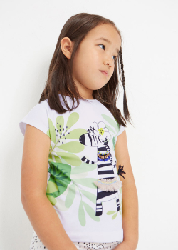 MAYORAL Camiseta m/c cebra niña - 1