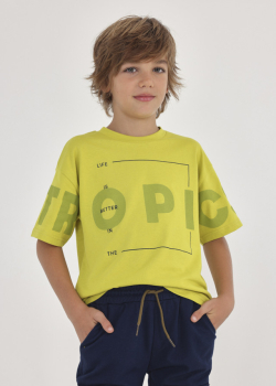 MAYORAL Camiseta m/c tropics niño