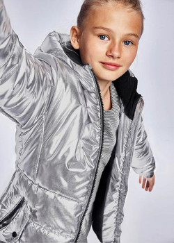MAYORAL chaqueton metalizado junior niña - 1