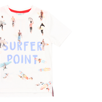 BOBOLI Camiseta punto "surfing" de niño - 3