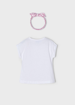 MAYORAL Camiseta m/c diadema turbante niña - 3