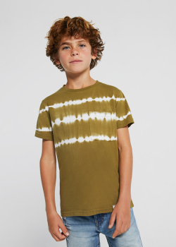 MAYORAL Camiseta m/c tie dye bolsillo niño