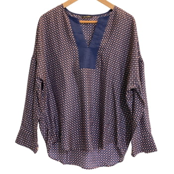 Brusa estampada. Massimo Dutti