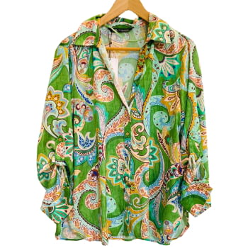 Camisa estampada. Zara