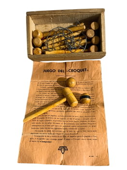 Joc de croquet vintage