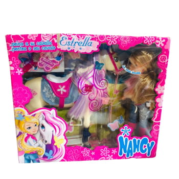 Muñeca Nancy con caballo