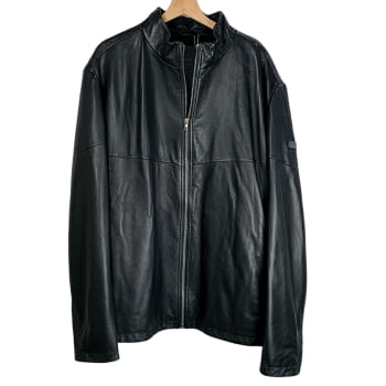 Chaqueta de piel de la marca Hugo Boss
