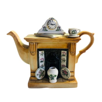 Tetera de colección. Tetera de chimenea. Portmeirion Botanic Garden Cardew.