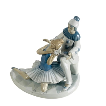 Figura vintage de porcelana Porceval.