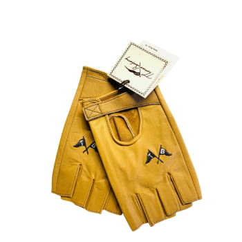 Guants de pell de la marca Burberry.