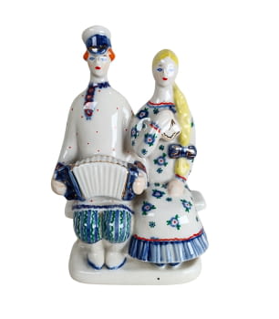 Figura de porcellana soviètica.